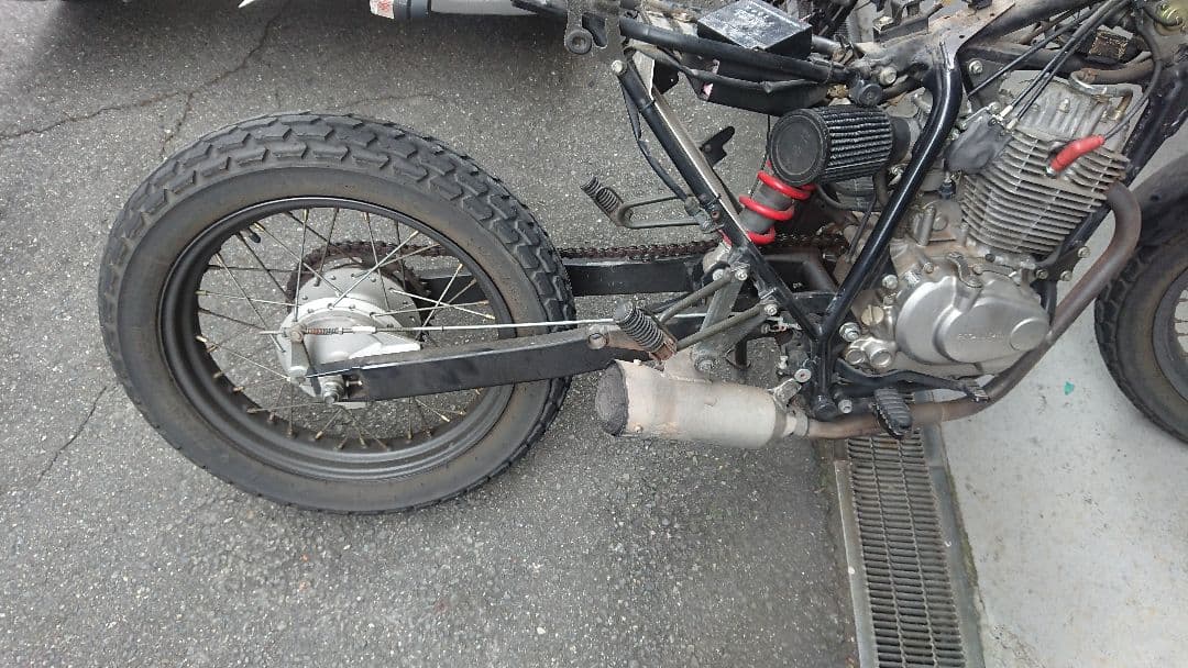 FTR223 マフラー 使用感あり 取り付けブラケット付き topsense_10005252