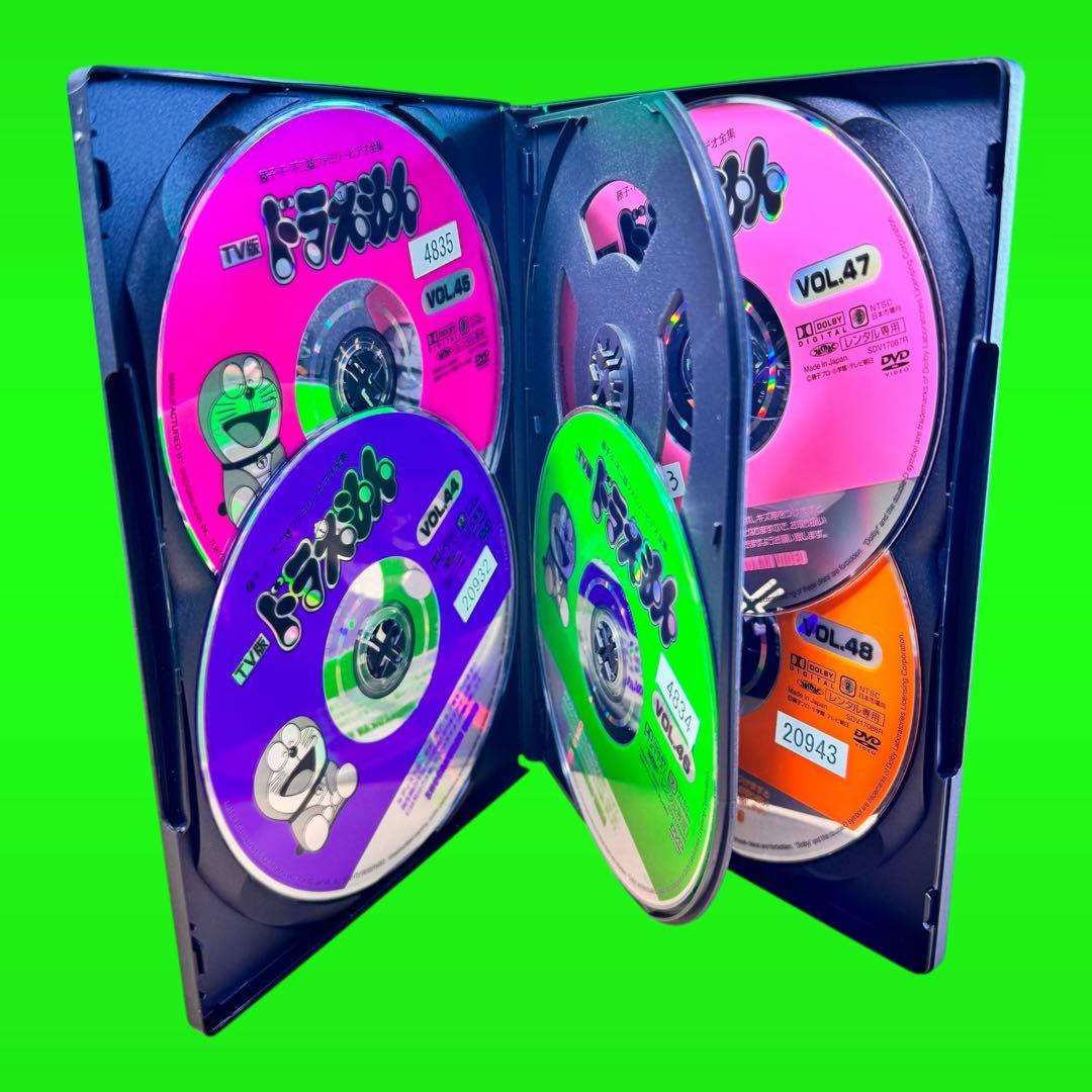 ケース付 大山のぶ代 TV版 ドラえもん DVD 全5巻セット 44.45など