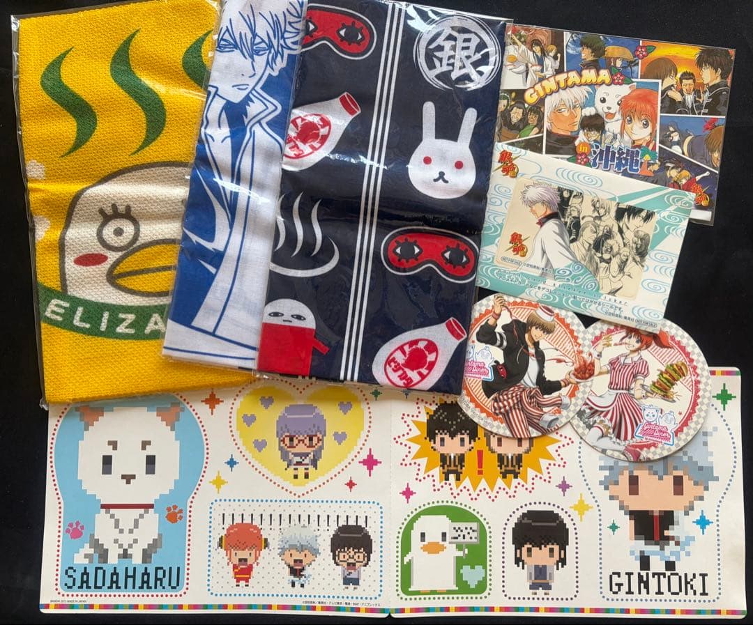 銀魂 大江戸銀魂ランド 手ぬぐい3種＋グッズまとめ売り - メルカリ