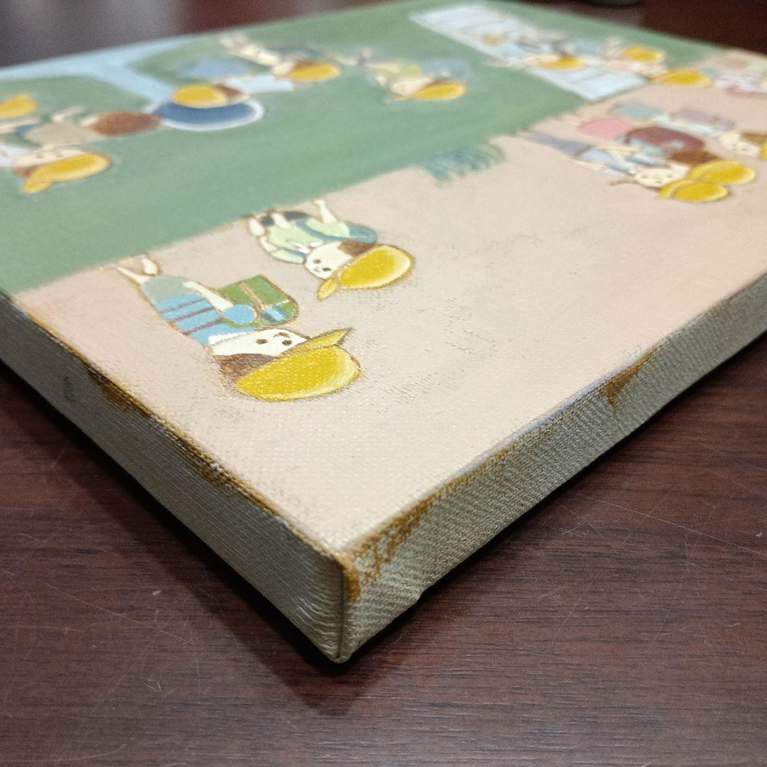 加藤雅也　michikusa　27.3×22　キャンバス、アクリル絵具　2011