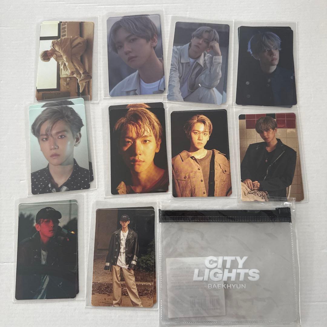 EXO ベッキョン ステッカー トレカ CITY LIGHTS - メルカリ