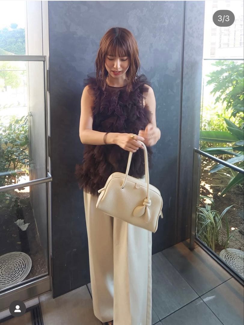 トップス NOTREemor asymmetry tulle tops NOTREemor ノートルエモア asymmetry tulle tops - メルカリ