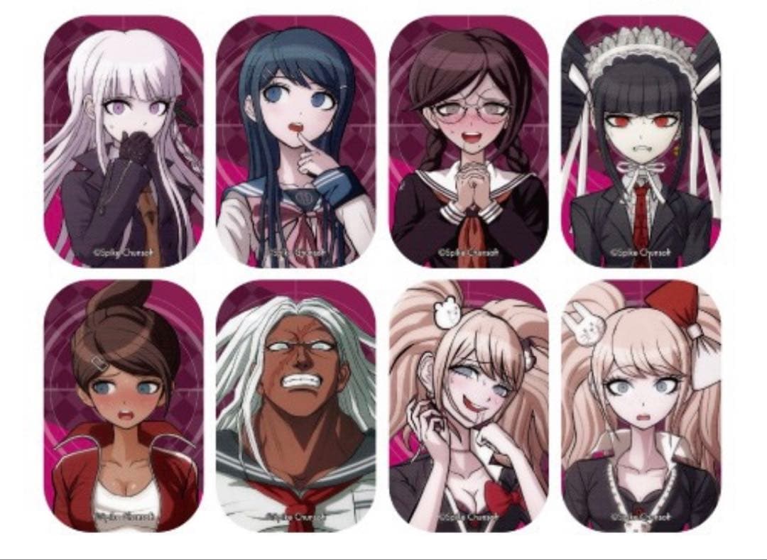 ダンガンロンパ 10th 大同窓会 スクエア缶バッジ コンプリートセット ダンガンロンパ 10周年イベント 大同窓会 スクエア缶バッジ 九頭龍冬彦