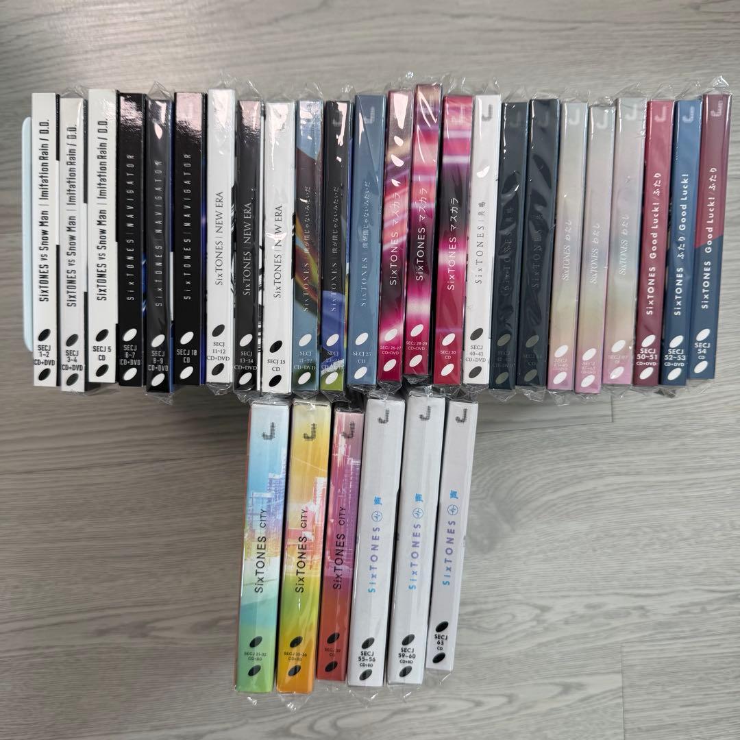 SixTONES シングル アルバム 各3形態セット まとめ売り 30点 - メルカリ