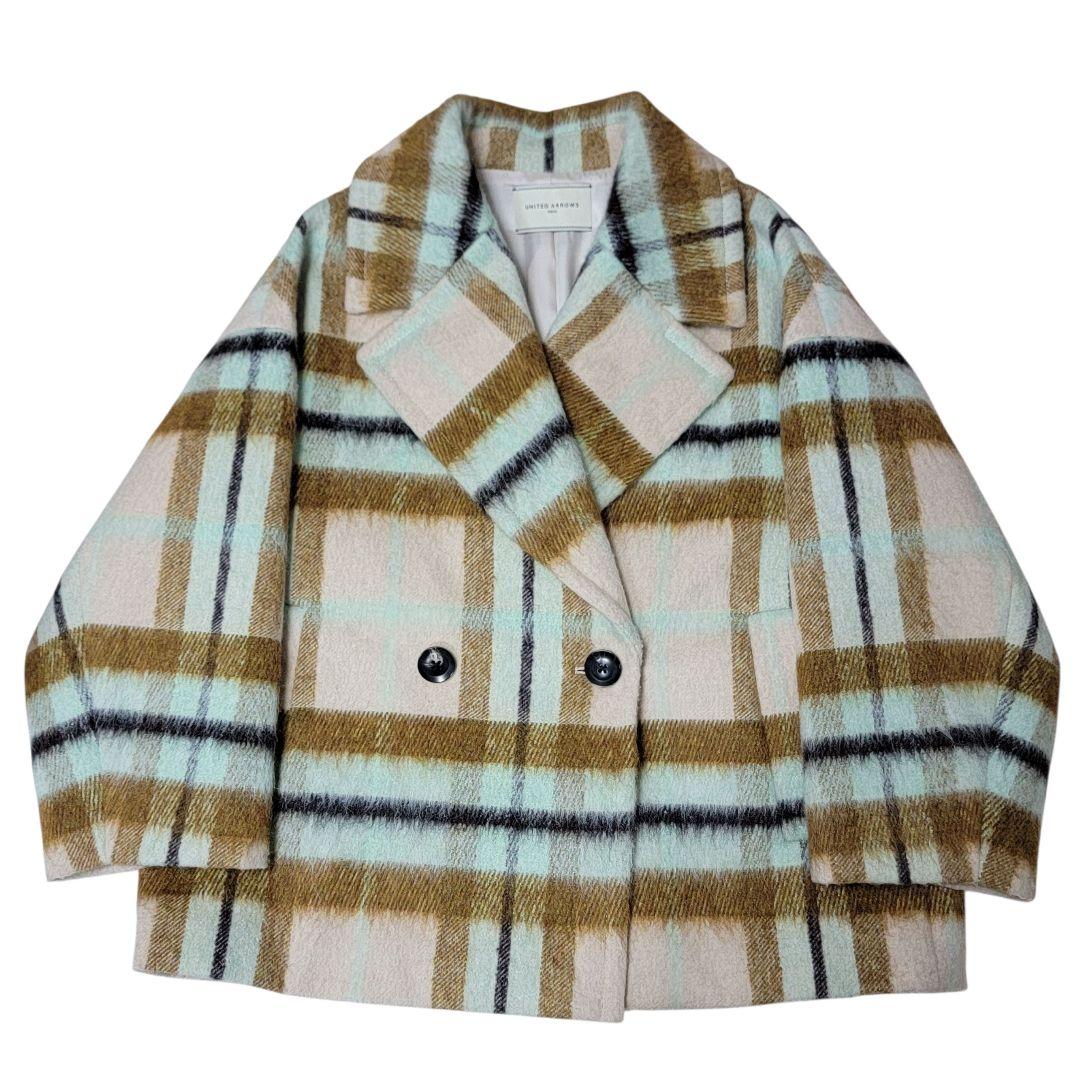 定価7,5万 ほぼ未使用 ユナイテッドアローズ シャギーチェックショート