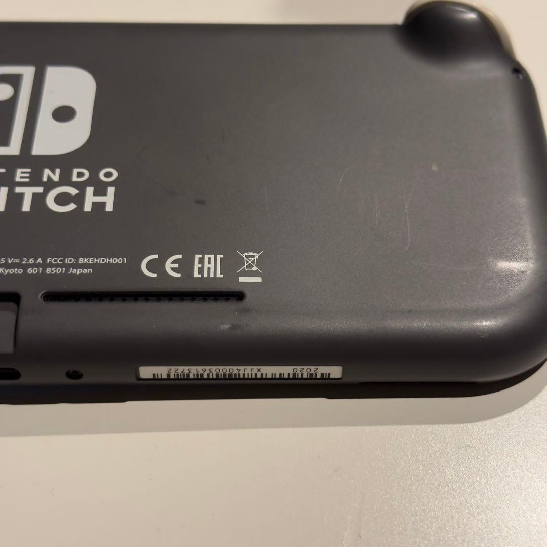 Nintendo Switch Lite ジャンク品 グレー 動作確認済み - メルカリ