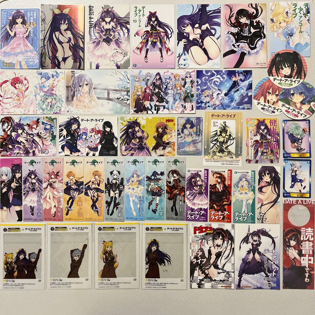 デート・ア・ライブ 特典イラストカード他　セット デート・ア・ライブⅤ POP UP SHOP ～不思議の国のアリス～」開催