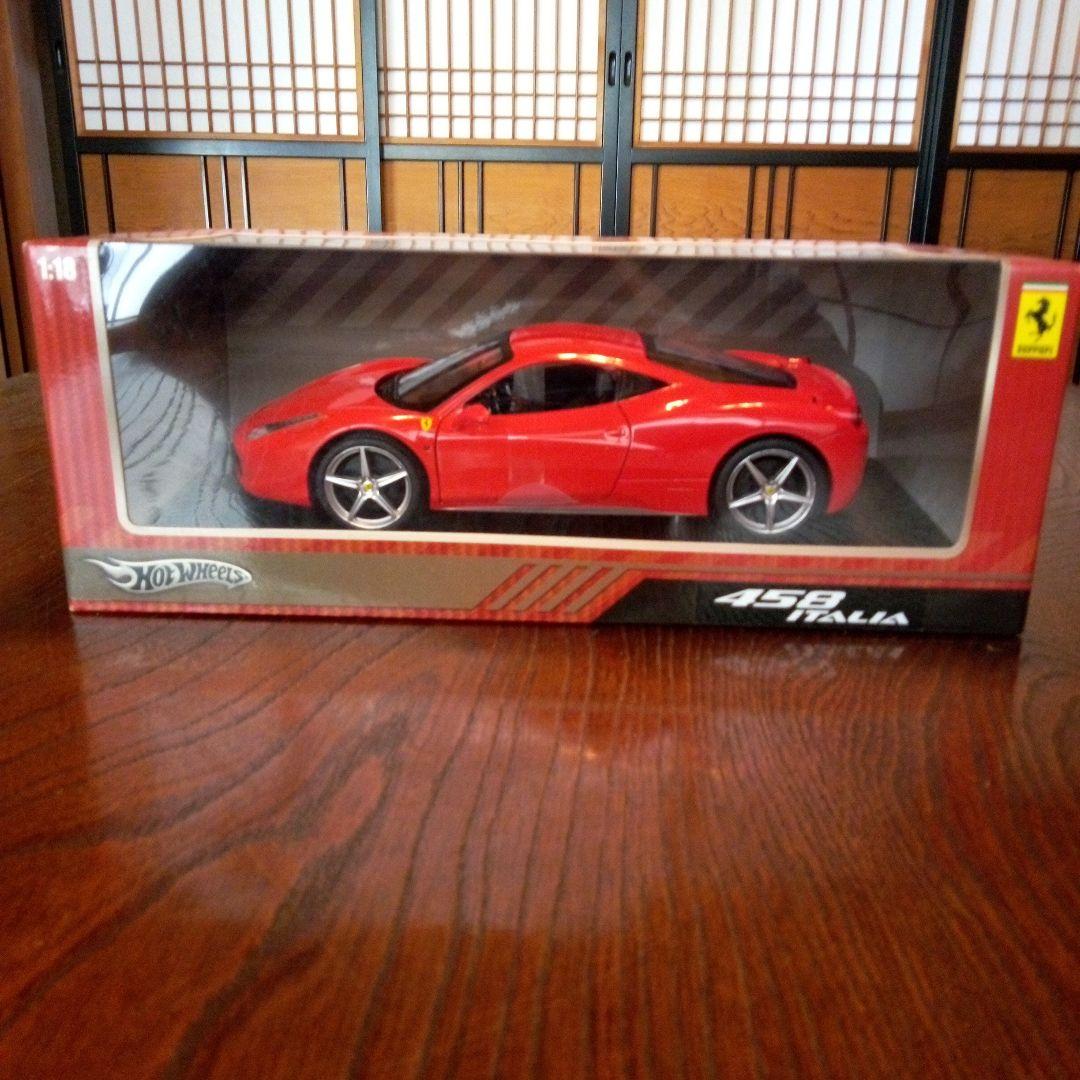 ミニカー Hot WHeeLs Ferrari 458 ITALIA 1/18 Amazon | □【京商/マテル】 (1/18) フェラーリ 458 イタリア
