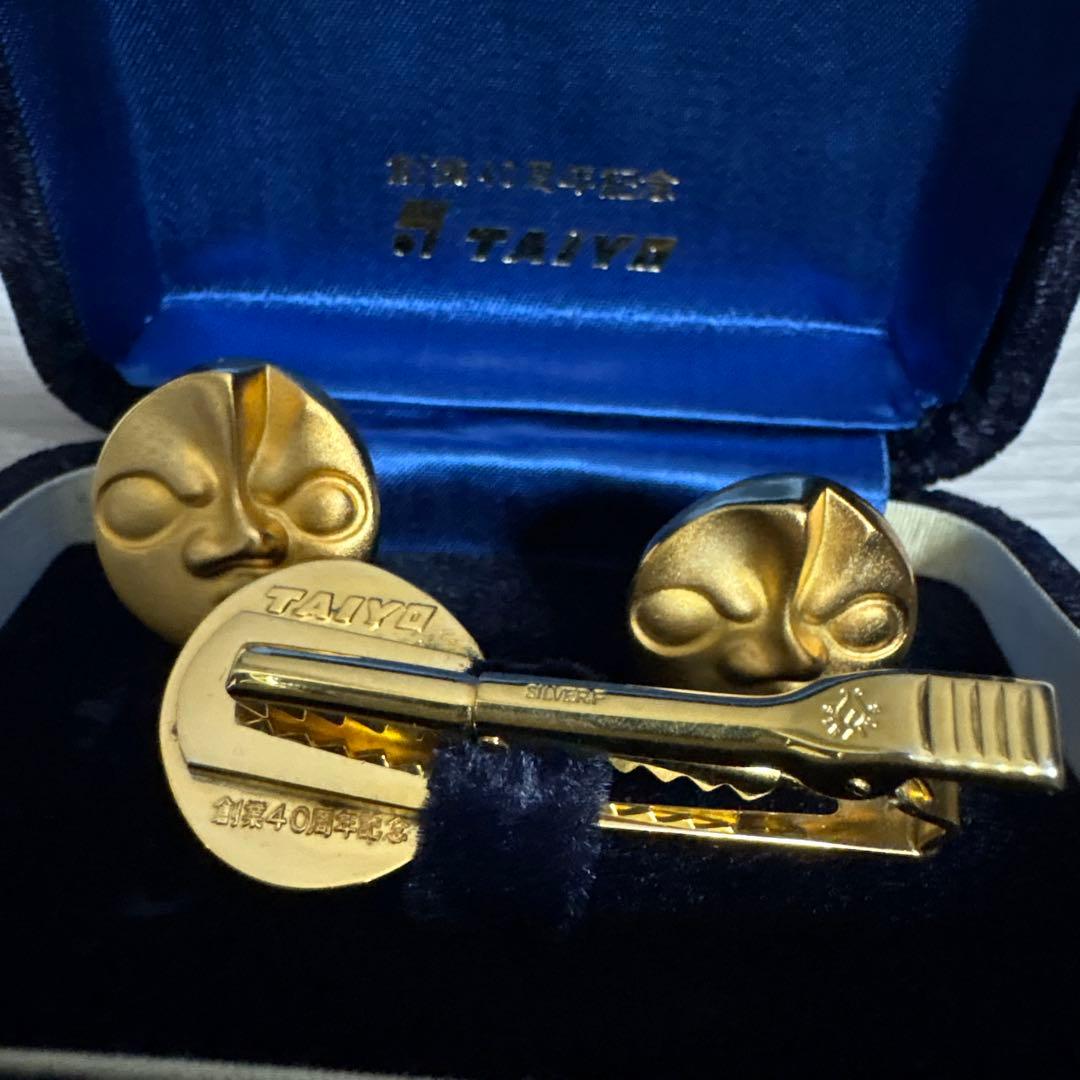 岡本太郎 TAIYO カフス タイピン セット 箱付 - メルカリ