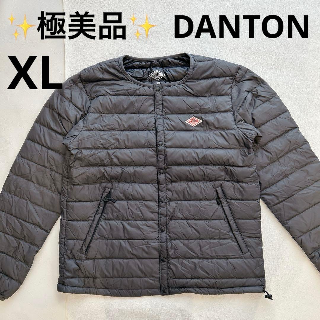 極美品✨DANTON ダントン ライトダウン インナーダウン 42 カーキ XL