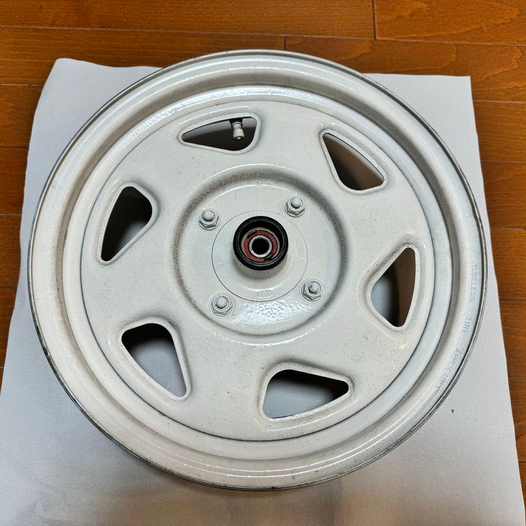 希少】ホンダ フュージョン 1型 純正 鉄チン ホイール 前後セット