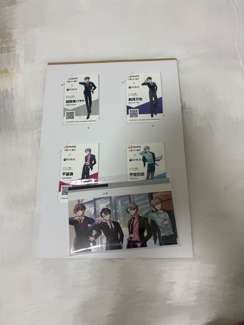 ろふまお 三菱UFJ 通帳風ノート 名刺風カード - メルカリ