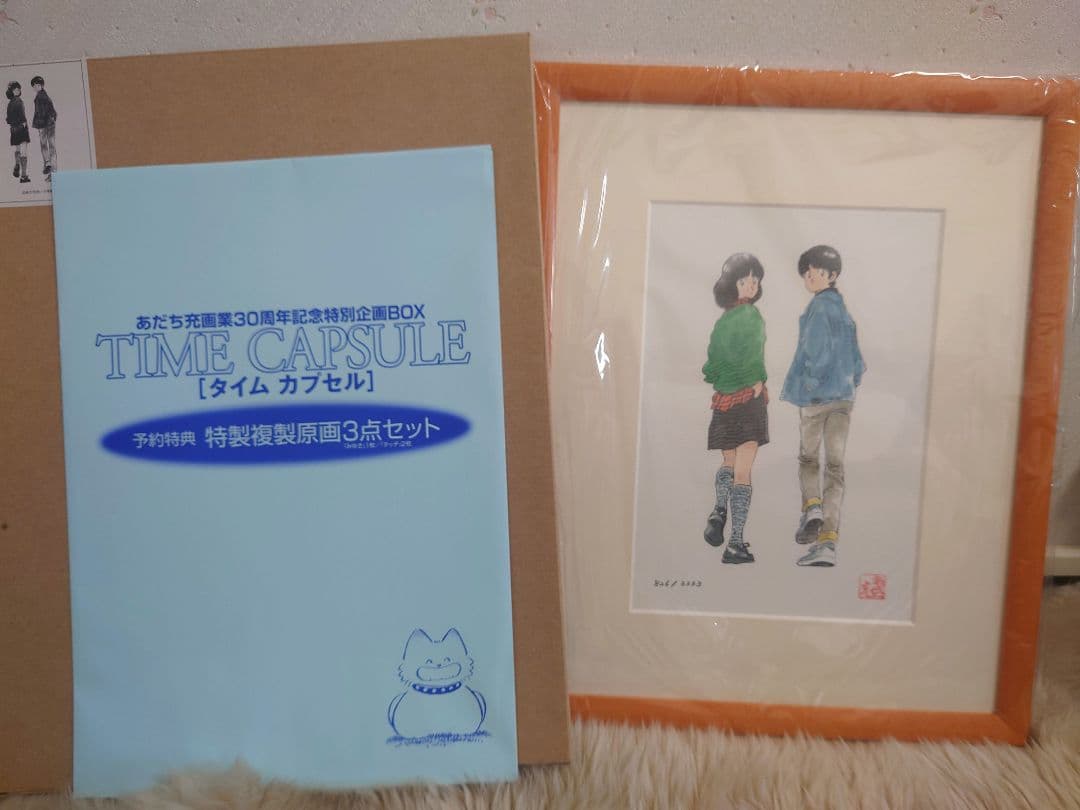 あだち充 画業30周年記念/TIME CAPSULE タッチ 特製複製原画 額付 あだち充 画業30周年記念/TIME CAPSULE タッチ 特製複製原画 額付