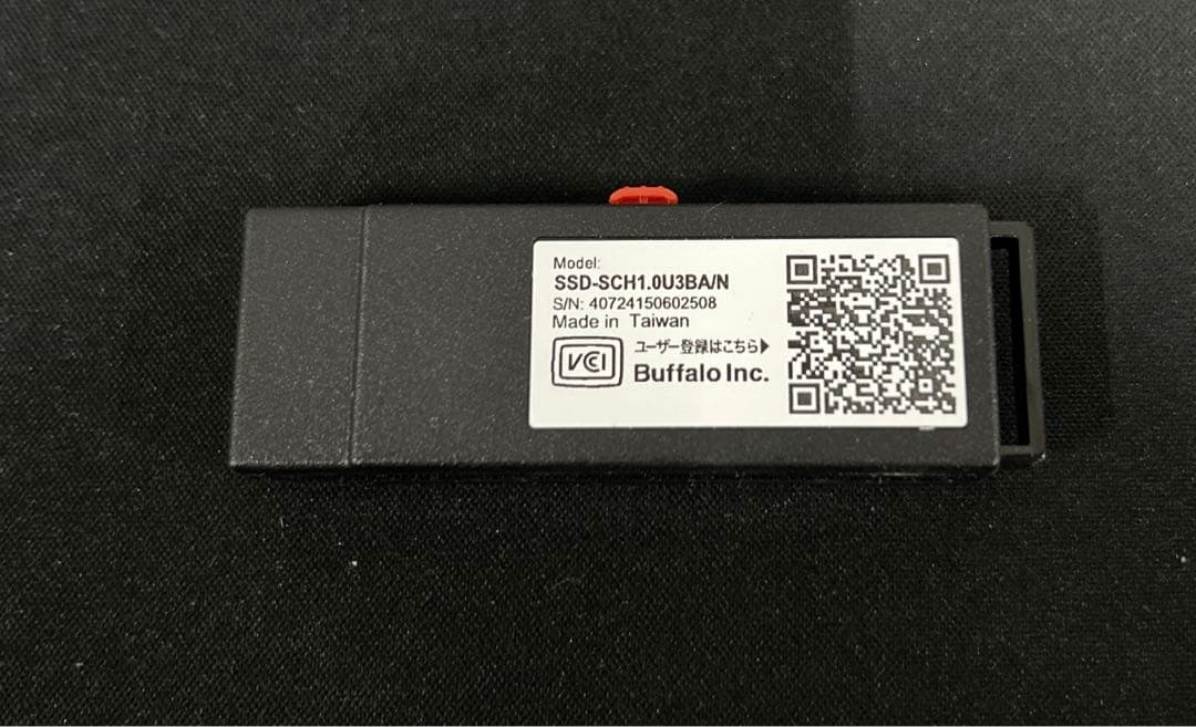 BUFFALO 外付けSSD 1.0TB SSD-SCT1.0U3BA/N