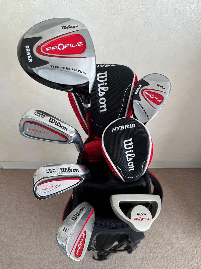 Wilson PROFILE統一ジュニアゴルフクラブ6本セット - メルカリ