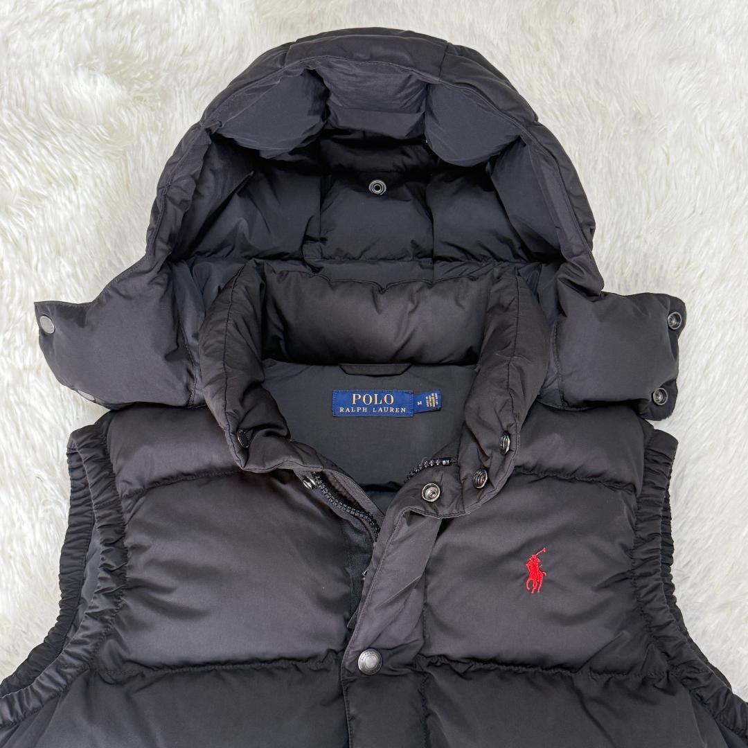 早いもの勝ち✨ポロラルフローレン ダウンベスト 2way ポニー刺繍 ロゴ