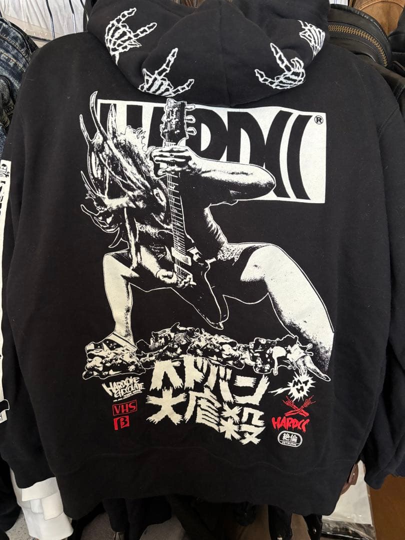 HARDCORE マキシマムザホルモン ジップパーカー Lサイズ - メルカリ