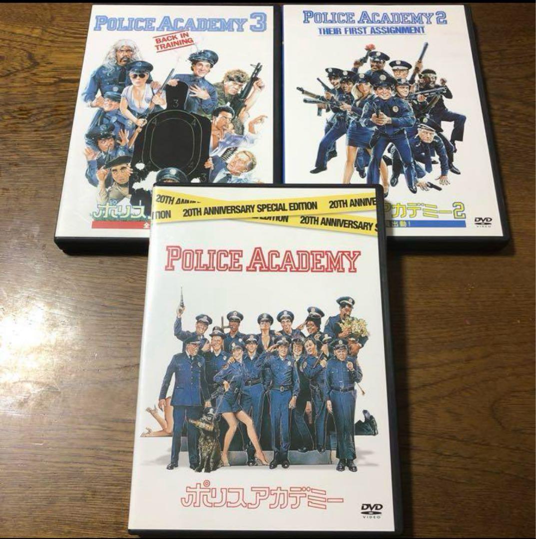 DVDセット。ポリスアカデミー完結。ケース無し希望は500円引きします。