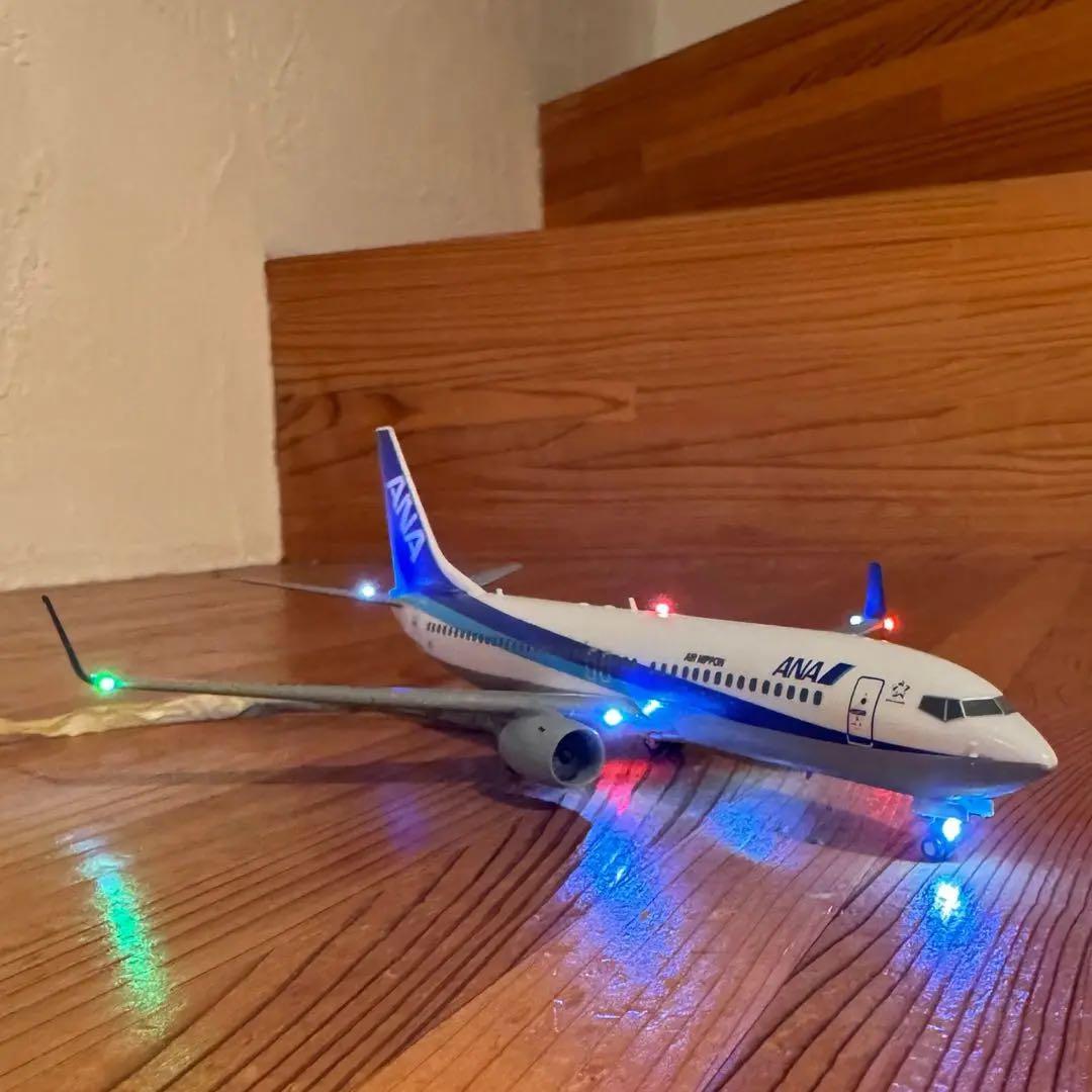Boeing 737-800 電飾加工済航空機模型 - メルカリ