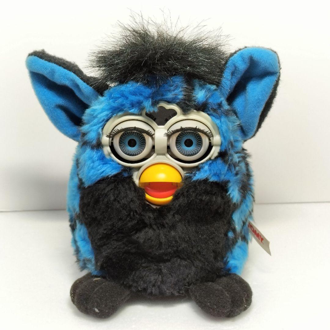 初代 ファービー 1999年 ブルー ブラック 日本語版 - メルカリ