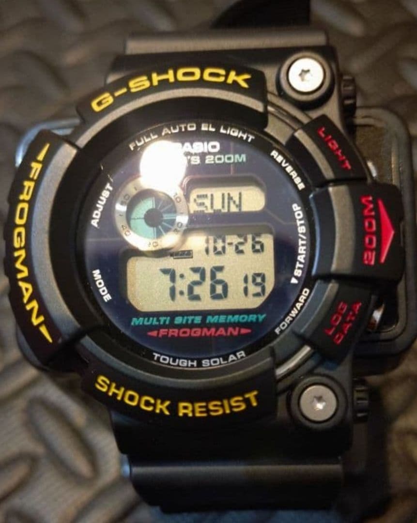 CASIO G-SHOCK FROGMAN フロッグマン　タフソーラー G-SHOCK ジーショック ソーラー フロッグマン 時計 腕時計 ミスジ