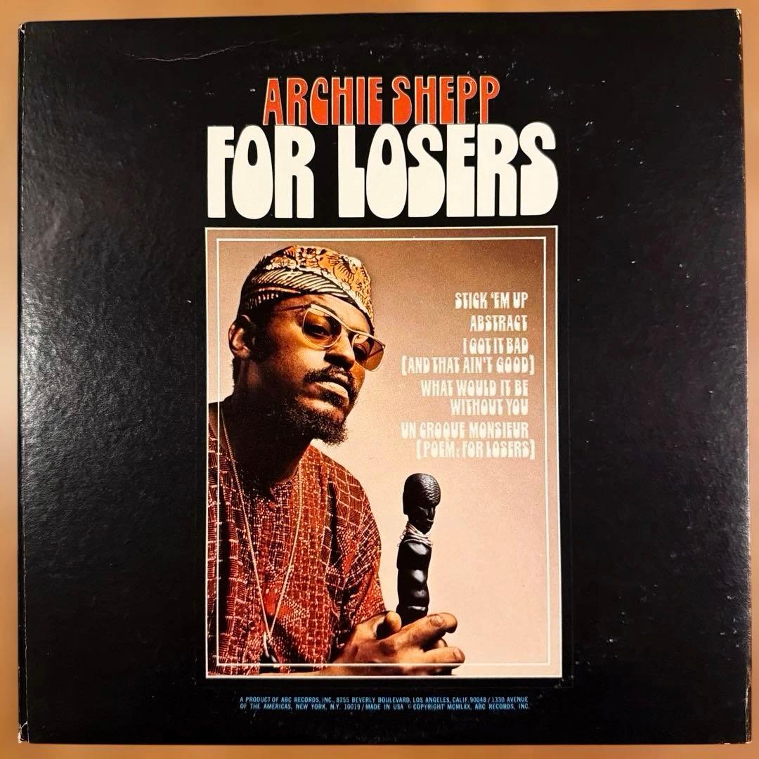 Archie Shepp – For Losers レコード 国内盤 - メルカリ