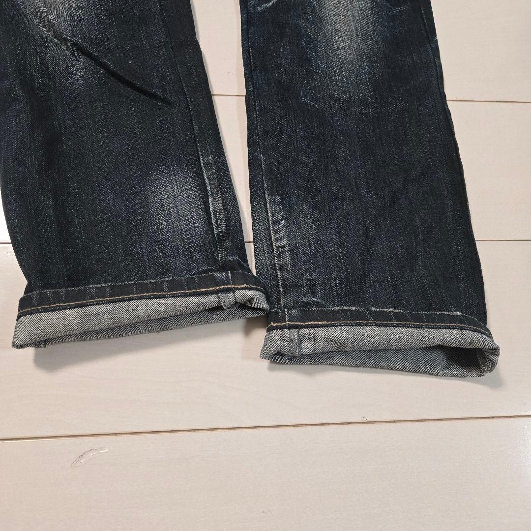 PPFM ダブルウエスト デニム ジーンズ y2k archive レザー - メルカリ