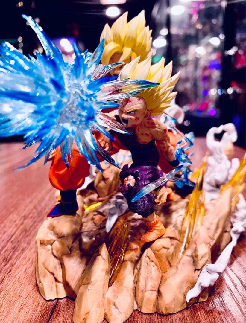 ドラゴンボール 孫悟空 孫悟飯 親子かめはめ波 フィギュア ガレージ