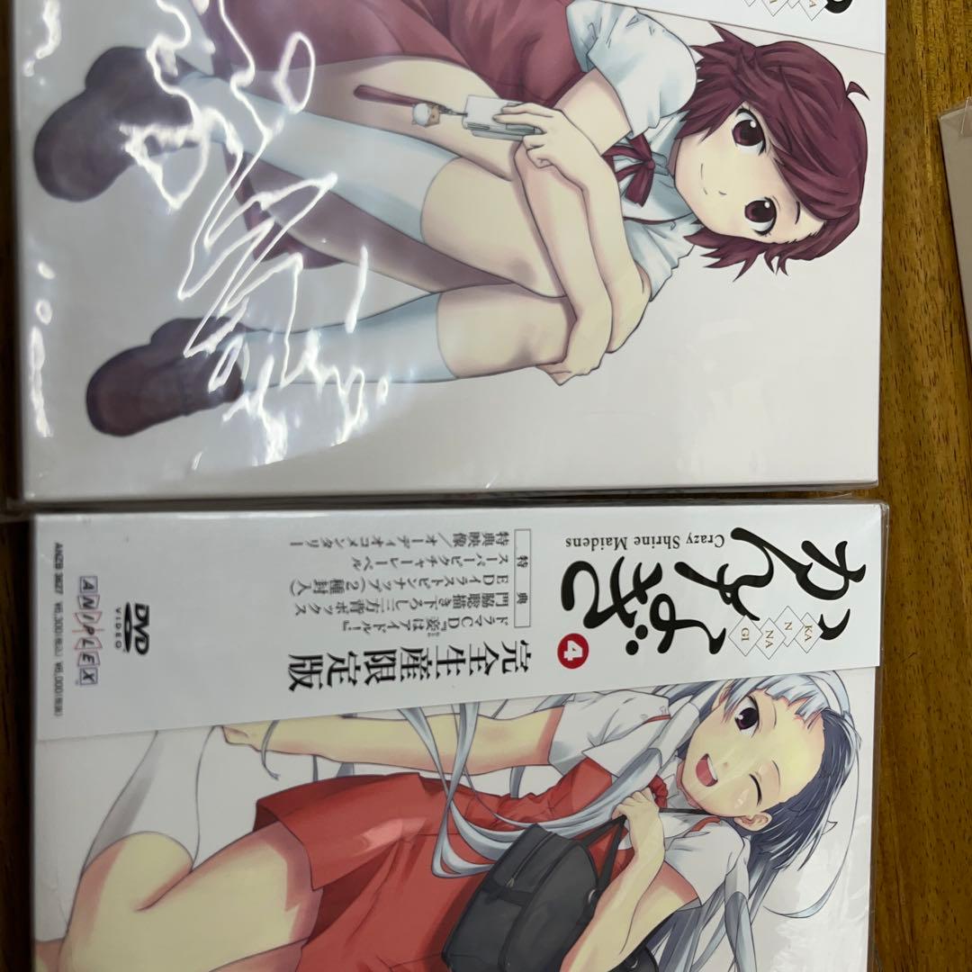 【DVD】かんなぎ 初回限定版 全7巻　全巻セット　未開封