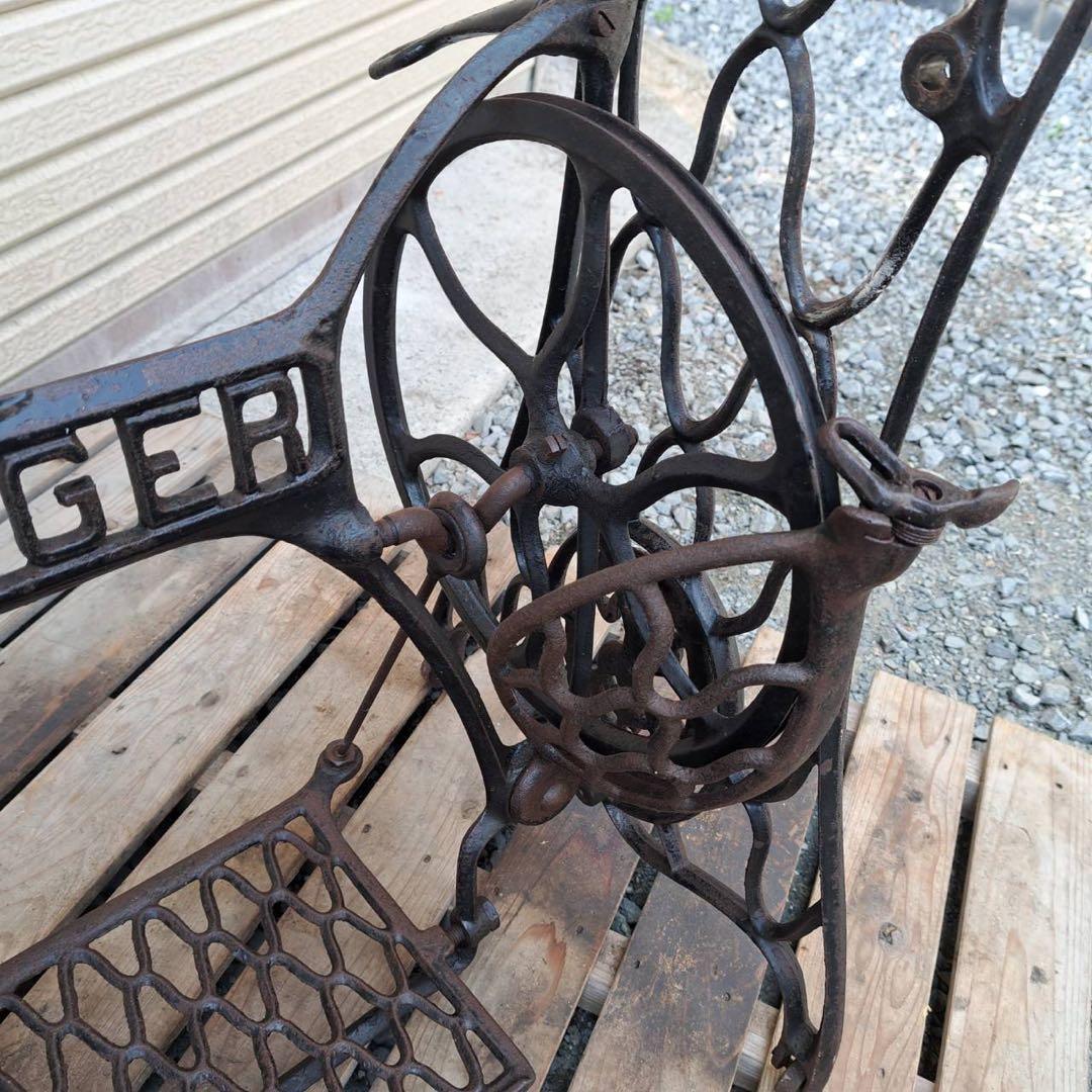 ミシン脚、ミシンテーブル、ミシン足、シンガー、singerミシン網脚