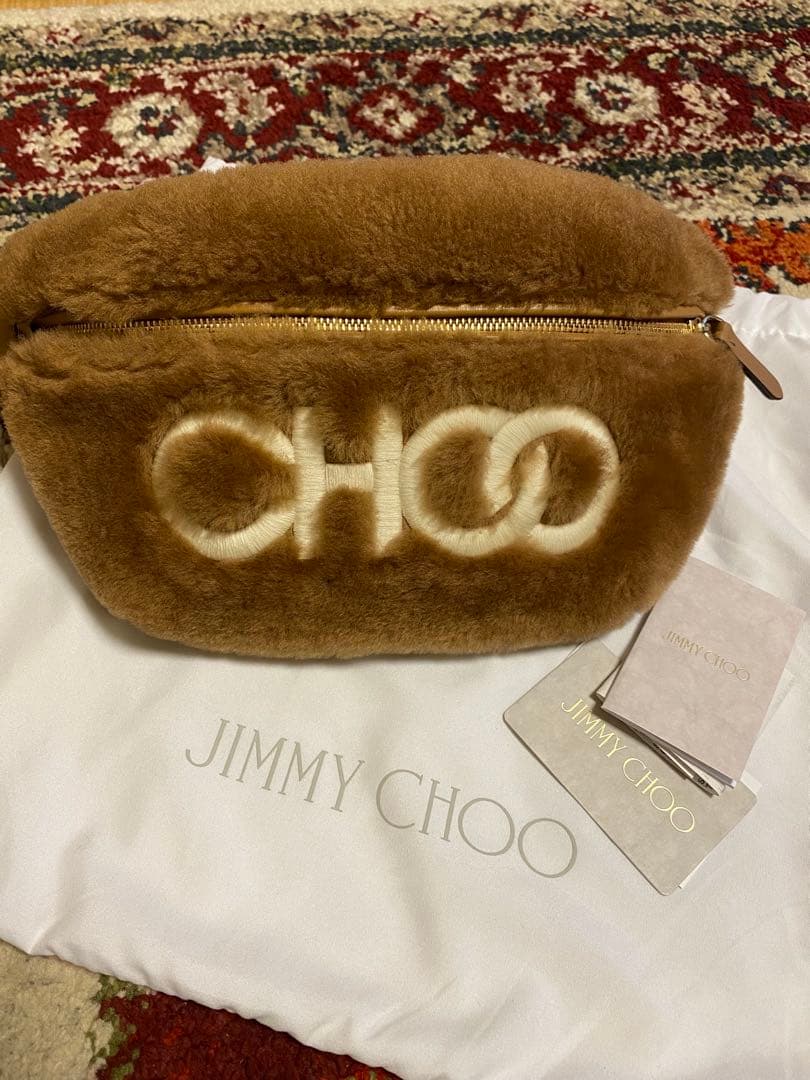 美品　ジミーチュウ　ボディバッグ　クロスボディ Kimi-N | ブラックレザー・クロスボディバッグ | 新作コレクション