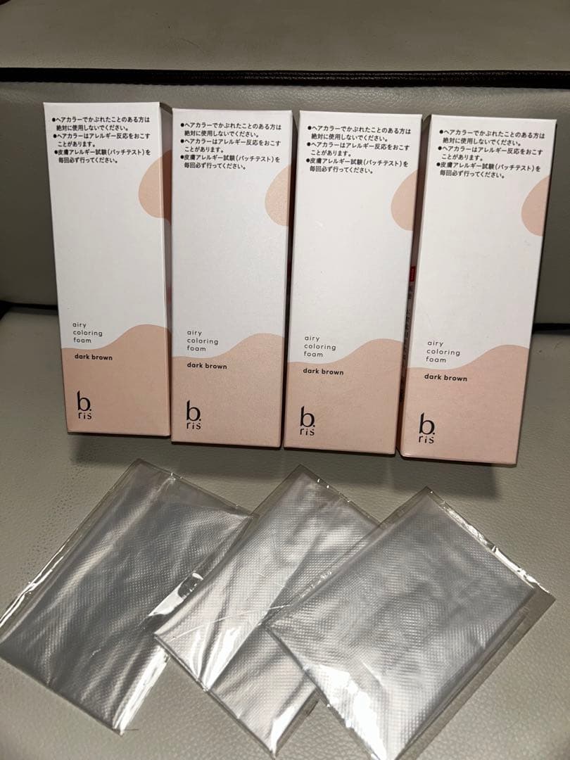 b ris 白髪染め ダークブラウン 4本セット - メルカリ