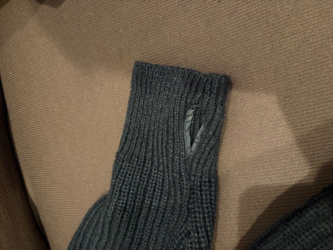 トップス Military half -zip Knit