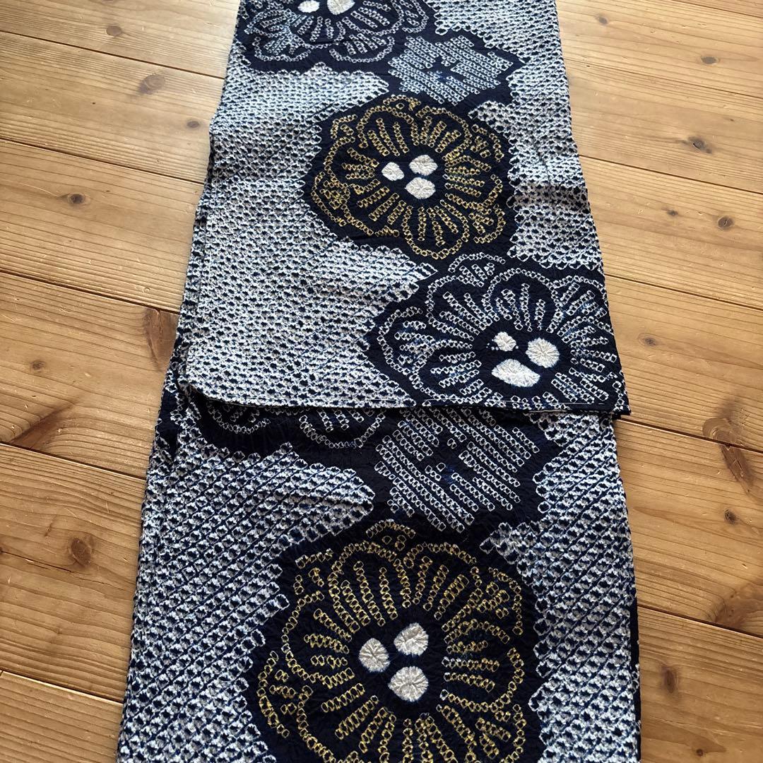 浴衣 3点 有松絞り浴衣 リメイク 昭和レトロ まとめ売り 古布