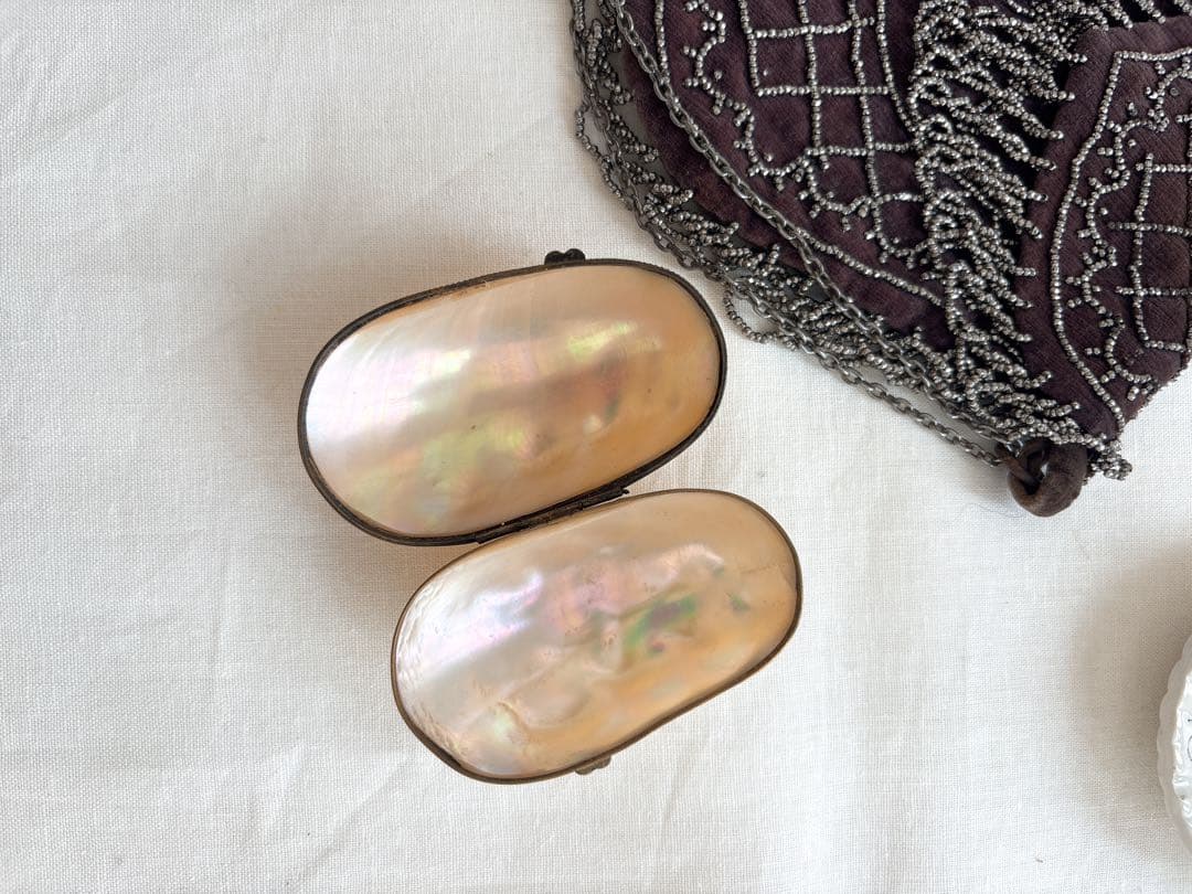 フランスアンティーク ②マザーオブパール・ロザリオケース