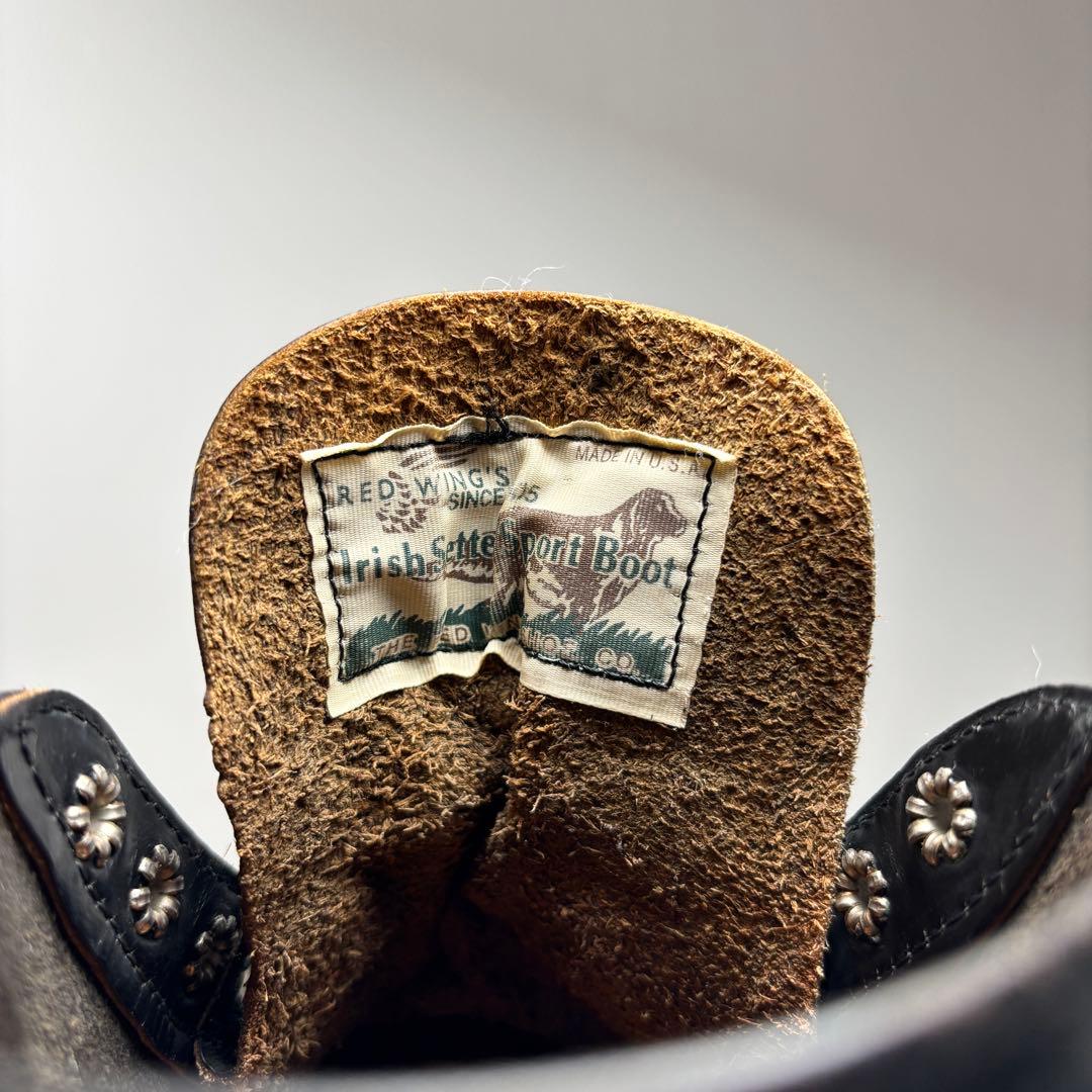 US7EE レッドウィング 8165 四角犬タグ 茶芯 アメリカ製 90年代 - メルカリ