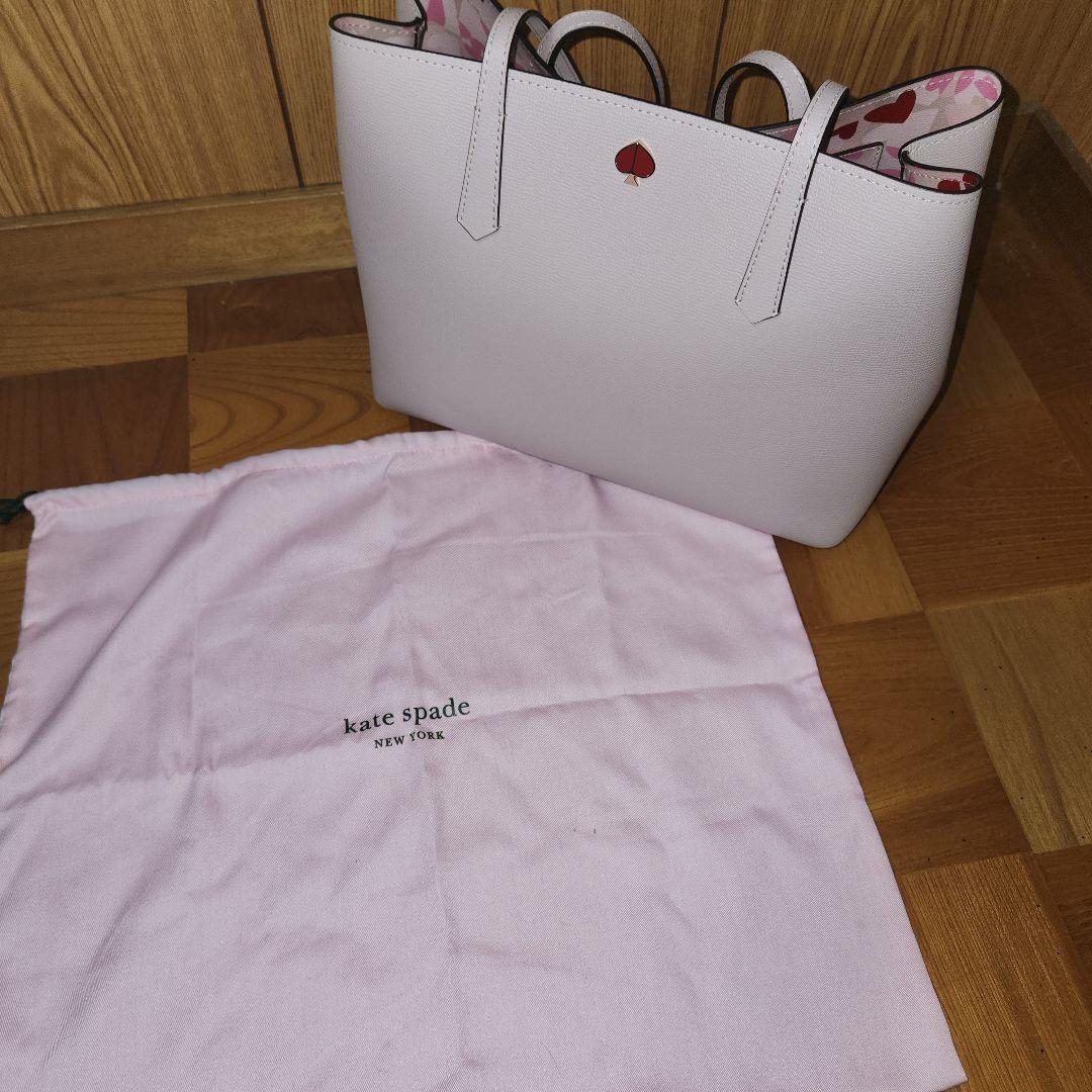 新品自宅保管品】kate spade スモーキーピンク トートバッグ - メルカリ