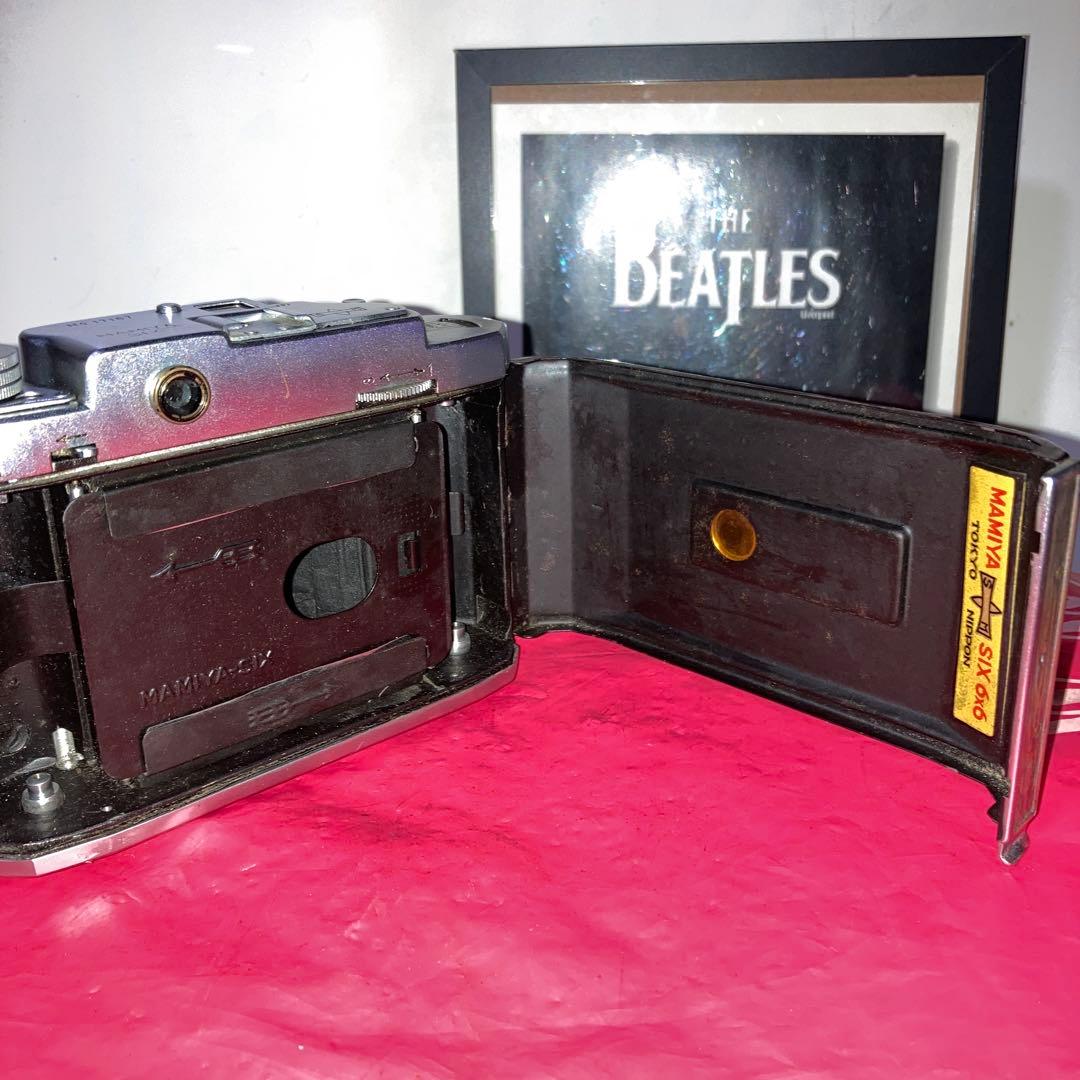 ヴィティージ蛇腹MAMIYA sixレンジファインダー中判カメラ 露出機能動
