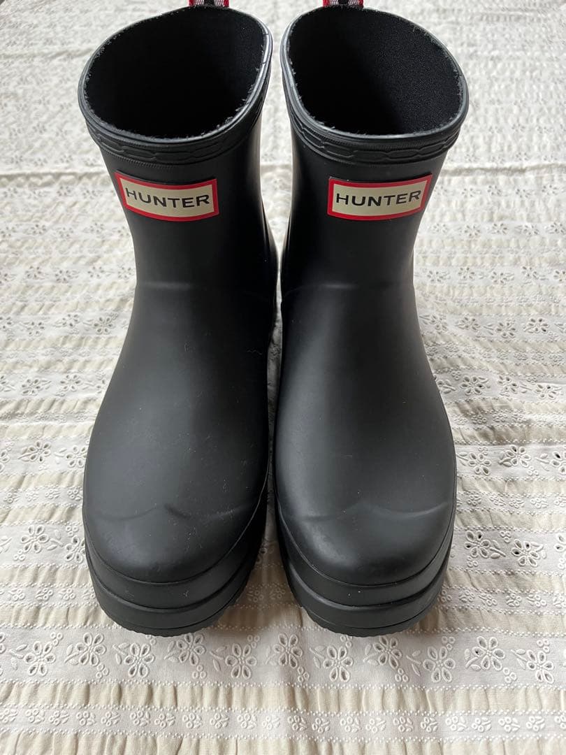 ハンター　レインブーツ　ショート　黒　24cm HUNTER（ハンター） 長靴 レインブーツ HUNTER ORIGINAL PLAY BOOT