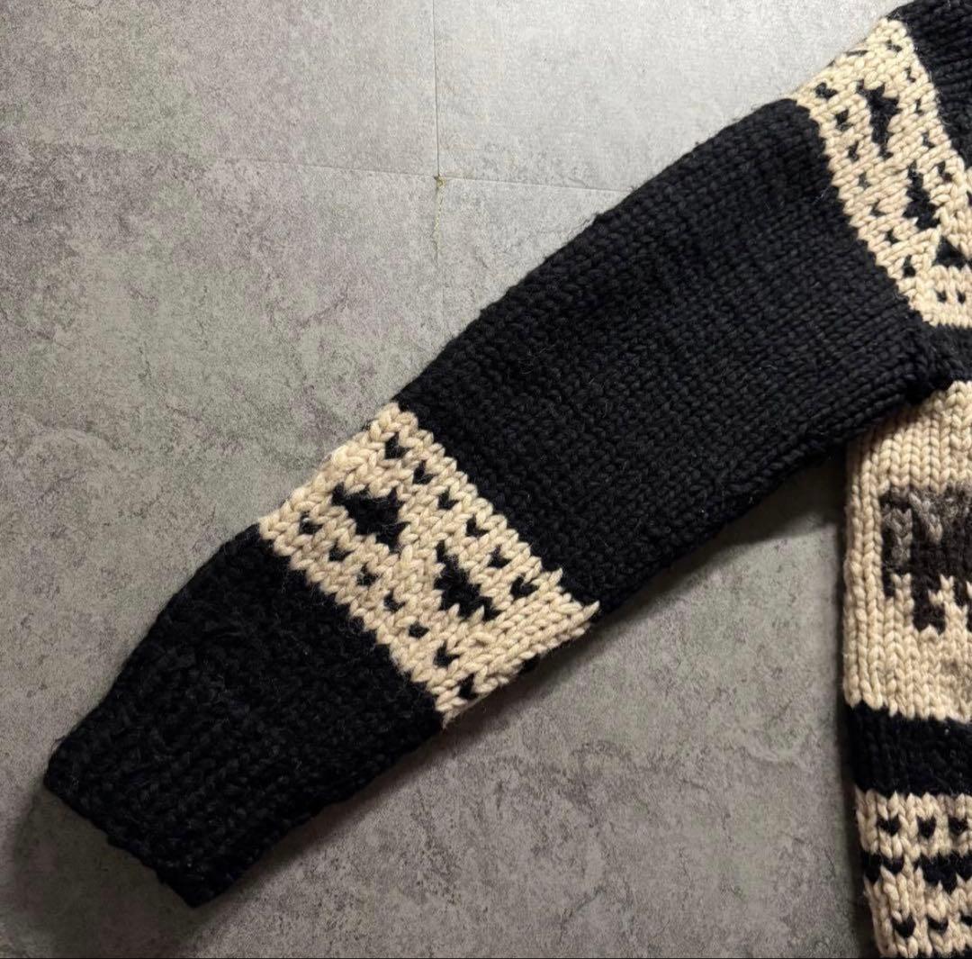 激レア】Kanata カナタ Sカウチンセーター バッファロー柄 ネイティブ