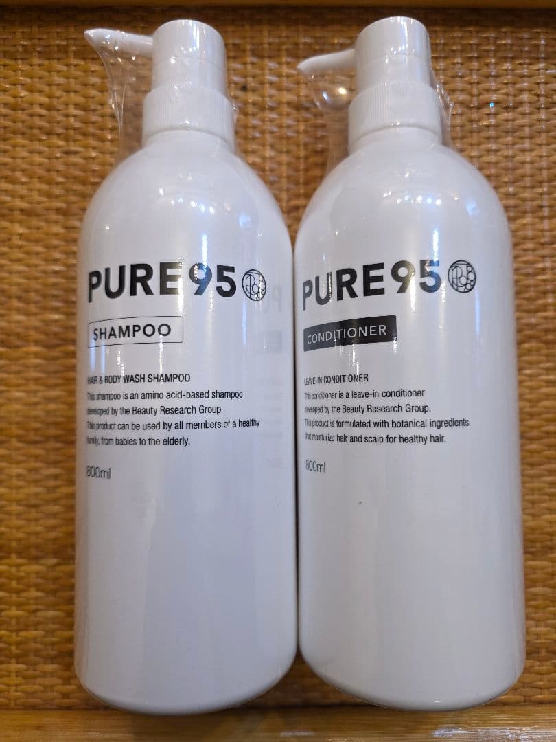 PURE95 シャンプー＆コンディショナー 800mlセット セット品】パーミングジャパン PURE95 ピュア95 シャンプー