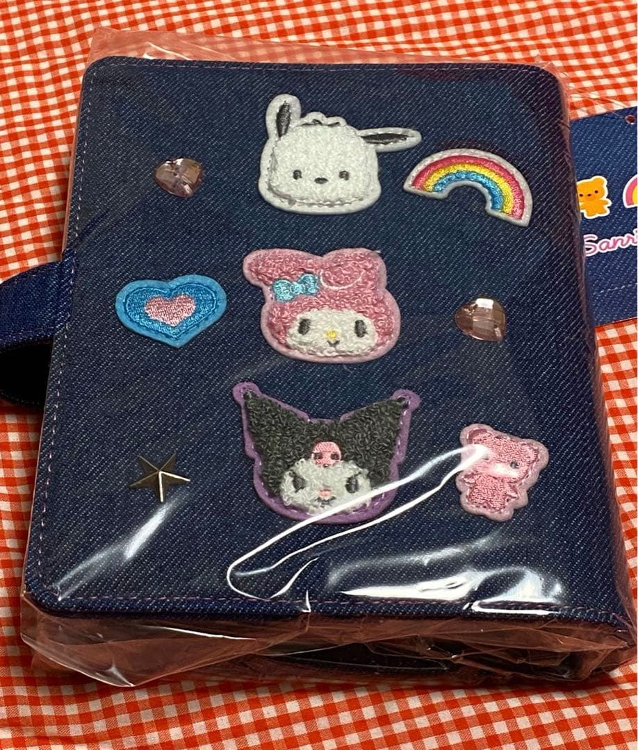 サンリオ デニムワッペン バインダー ファイル 推し活 カード チェキ