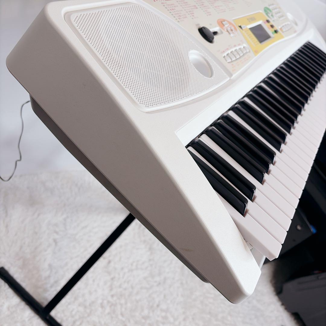 ヤマハ 電子キーボード スタンド付 キーボード 光る鍵盤 EZ-J15 - メルカリ