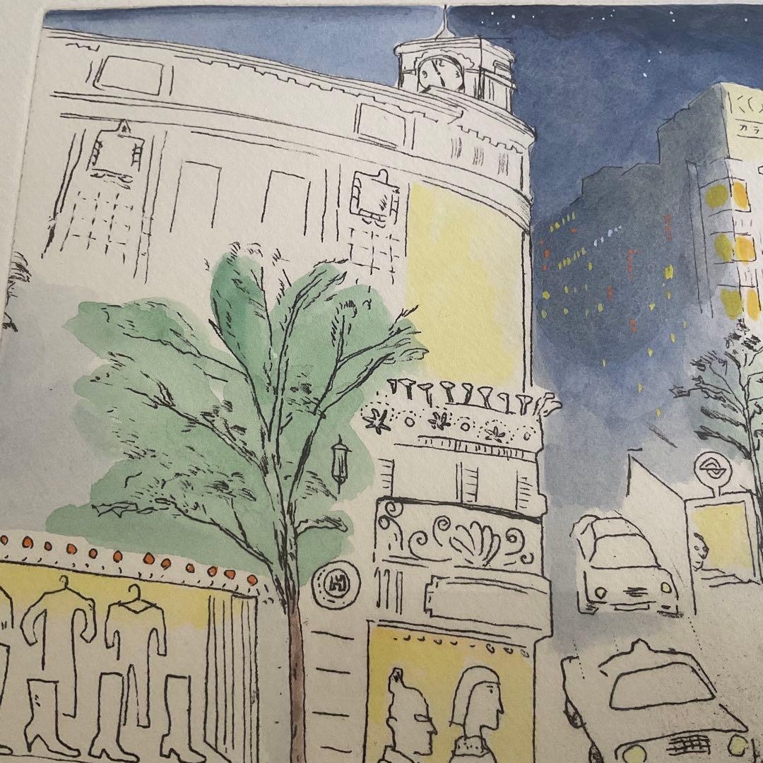 限定版画 山本容子 ルイヴィトン トラベルノート 東京五十景 代表作