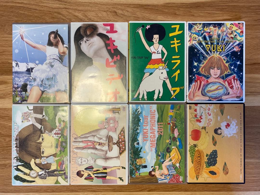 YUKI★DVD8枚セット(おまけ付き)