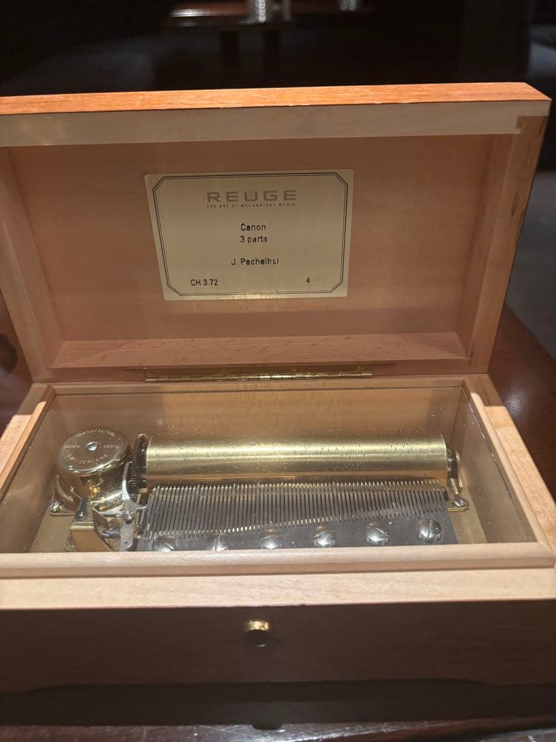 REUGE Canco 3 Parts オルゴール REUGE 『interchangeable 72 lames 15airs』 オルゴール ｜骨董品買取