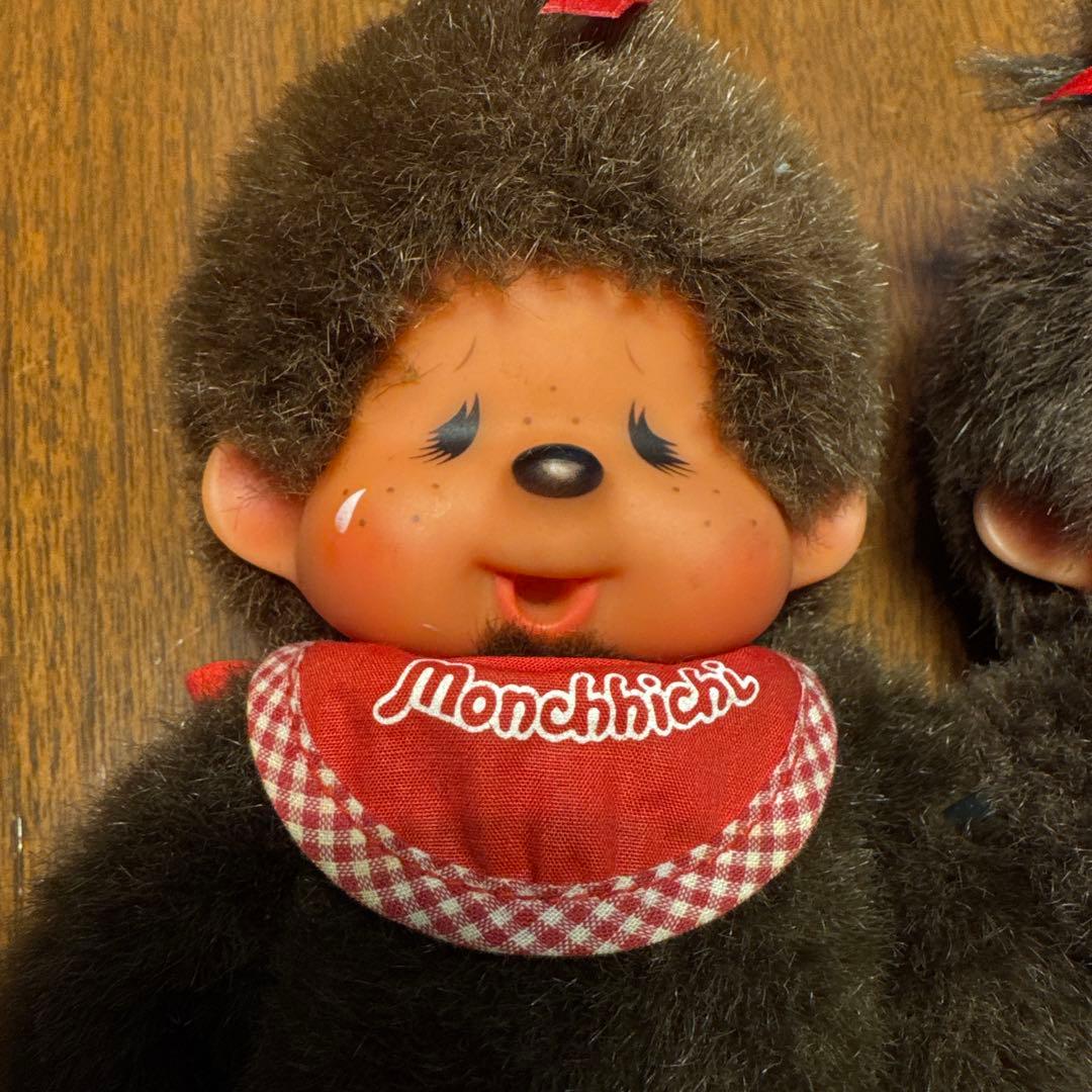 激レア セキグチ モンチッチ ぬいぐるみ 泣き顔 涙 アンティーク 2体
