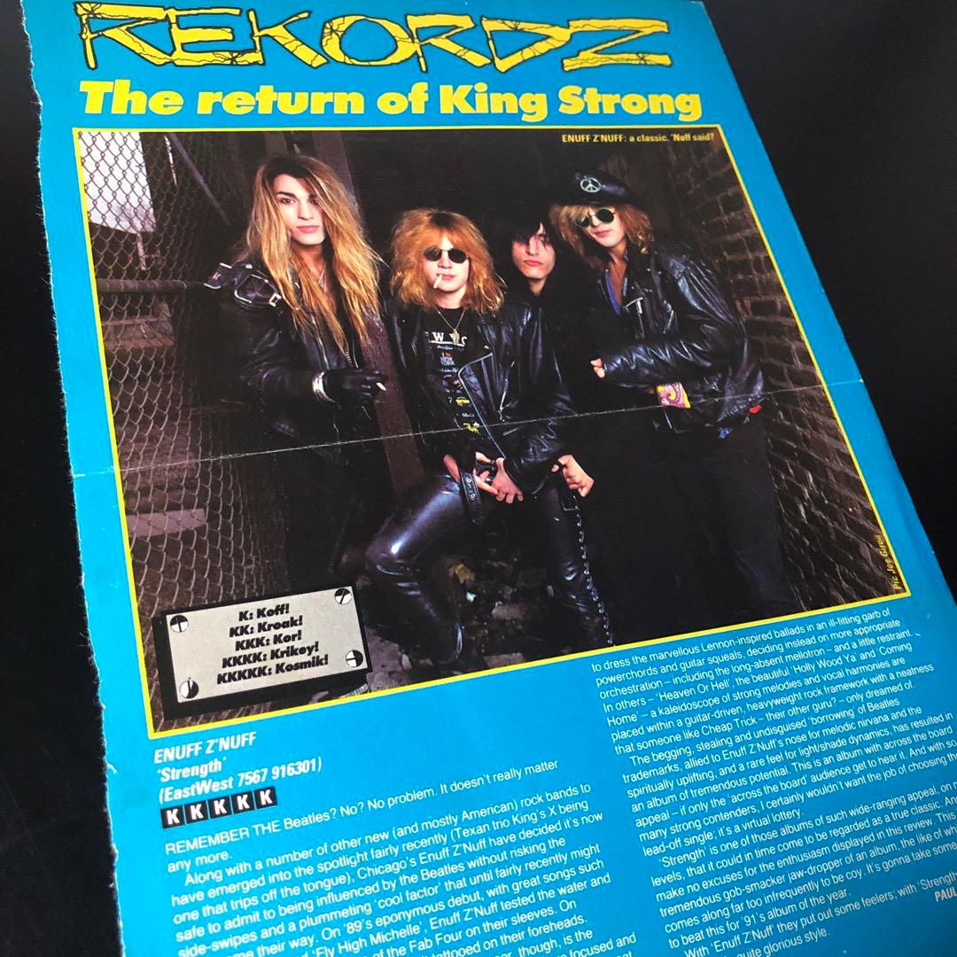 レア切り抜き イナフ・ズナフ ENUFF Z'NUFF ⑤ 最新