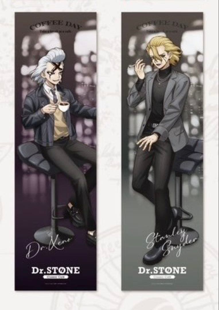 Dr.STONE スタンリー ゼノ タペストリー ドクスト アモカフェ コラボ