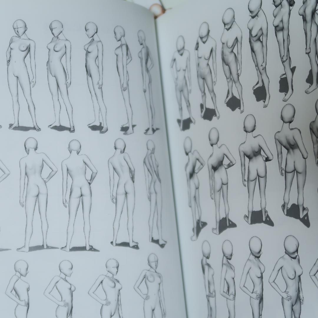 セール！ 洋書 ALLPOSE BOOK 4冊セット アニメ、イラスト、ポーズ集